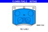 ATE 13.0460-7042.2 Brake Pad Set, disc brake